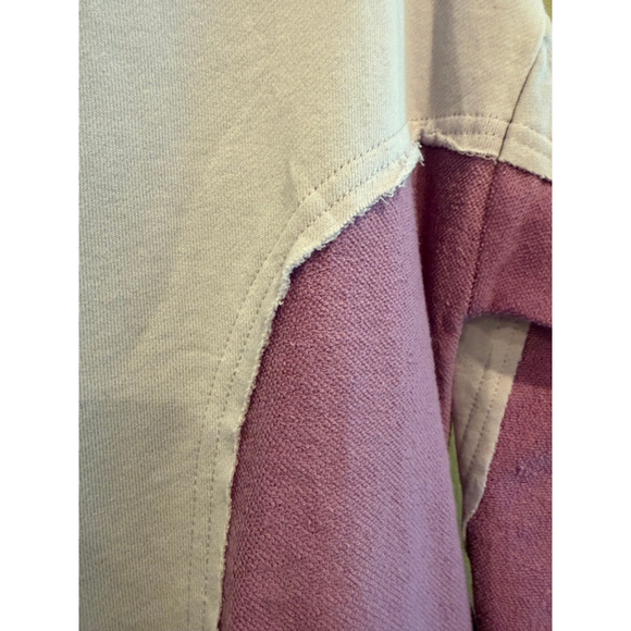 Easel 100% Cotton Color Block Sweatshirt in Multi Colors Size S - Picture 7 of 10